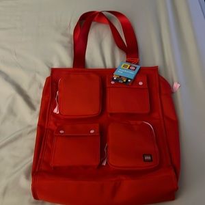 Target and Lego collaboration weekender bag
